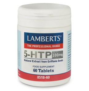 Lamberts 5-HTP 100mg Αμινοξύ Τρυπτοφάνη, 60tabs (8