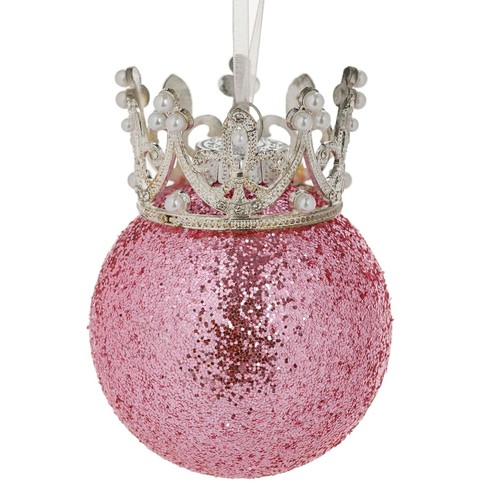 Dekoruese per pemen top shkume roze me kurore 8cm