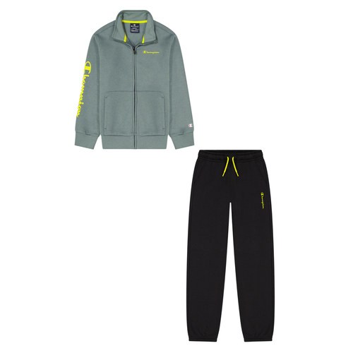 Champion Boy Full Zip Suit (306594)-GREEN