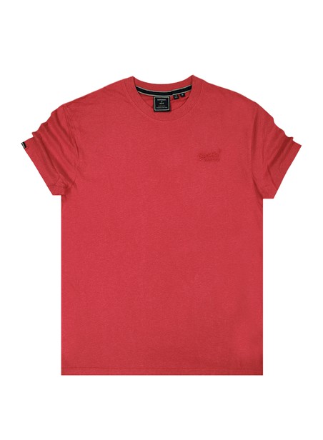 SUPERDRY RED VINTAGE LOGO EMBROIDERED TEE-5XD