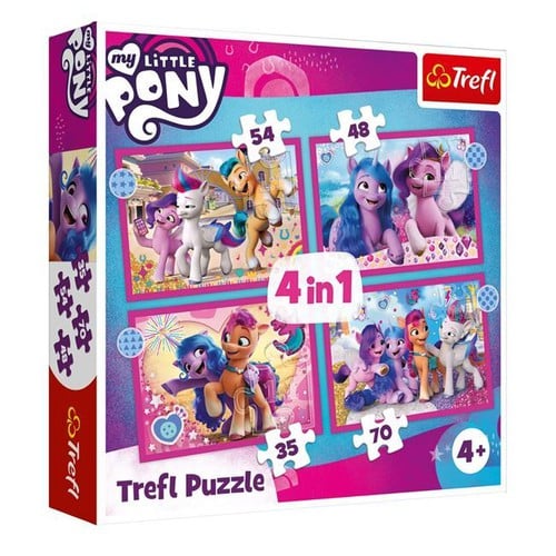 Puzzle my little pony 4 in 1