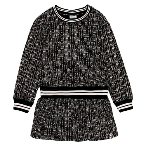 Boboli Knit stretch dress "letters" for girl (4051