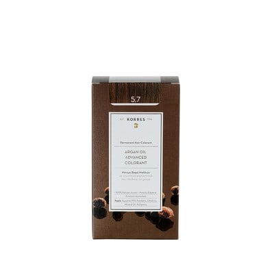 KORRES Argan Oil Advanced Colorant Βαφή Μαλλιών Chocolate 5.7 50ml