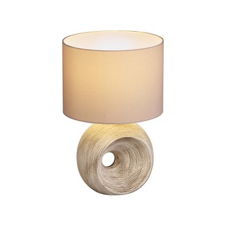 Table Lamp with Fabric Shade E14 Beige Tanta R5067