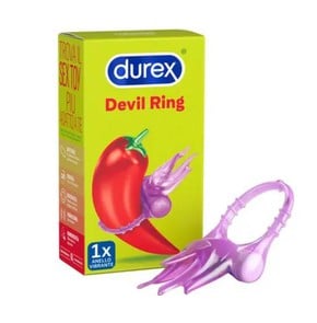 Durex Devil Ring-Δονούμενο Δαχτυλίδι Στύσης, 1τμχ