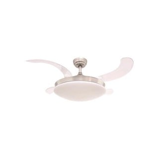 Ceiling Fan Nickel with opening and closing impell