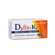 Uni-Pharma 2000 IU Vitamin D3 Fix + 45μg Vitamin K