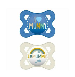 MAM I love Mummy & Daddy Πιπίλα 2-6 Μηνών με Θηλή 