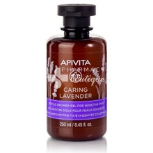 Apivita Απαλό Αφρόλουτρο Caring Lavender - Ευαίσθητες Επιδερμίδες, 250ml