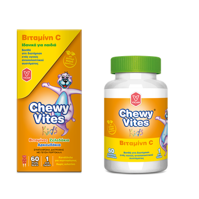 Vican Chewy Vites Kids Βιταμίνη C 60 Μασώμενα Ζελε