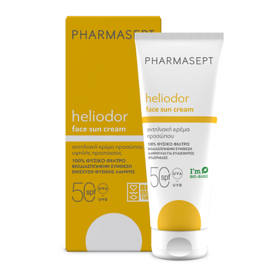 PHARMASEPT Heliodor Face Sun Cream SPF50 Αντηλιακό Προσώπου, Ντεκολτέ & Χεριών 50ml