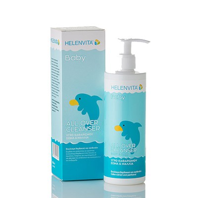 Helenvita Baby All Over Cleanser Υγρό Καθαρισμού Για Σώμα & Μαλλιά 300ml