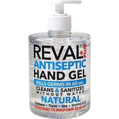 Reval Plus Natural Αντισηπτικό Gel Χεριών Χωρίς Άρ