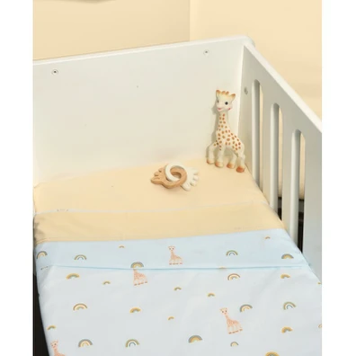 Σεντόνια Λίκνου 2 Τεμαχίων 80χ110 Sophie la Girafe