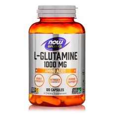 Now Foods Sports L-Glutamine 1000mg Συμπλήρωμα Δια