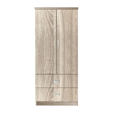 Ντουλάπα Sonoma  Δίφυλλη 80x50x180cm ZWW Closet  Ε