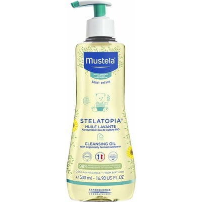 Mustela Bebe Stelatopia Cleansing Oil Λάδι Καθαρισ