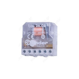Push Relay 2608 24VAC 2 Contacts -4 Steps 26.08.8.
