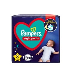 Pampers Night Pants Size 3 (6-11kg) 29 Diapers