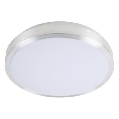 Ceiling Led Lamp Silver 18W 3000K 1530Lm