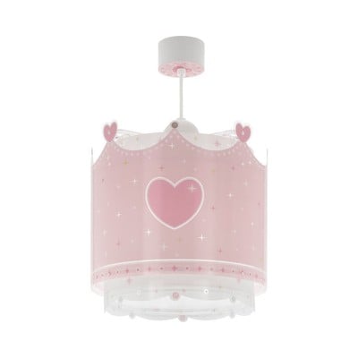 Kids Ceiling Light Little Queen Pink 1Xe27