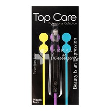 Vitorgan Top Care Tweezers Straight - Τσιμπιδάκι Ίσιο (Μαύρο), 1τμχ.