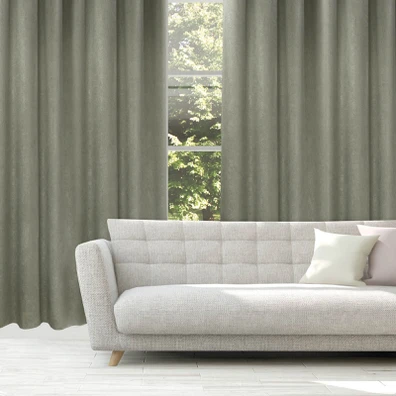 Das Home Κουρτινα με Κρικους 140χ270 2248 Ανθρακι 