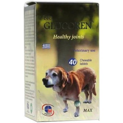 MEDICHROM Bio Glucoren Healthy Joints Για Σκύλους Με Προβλήματα Στις Αρθρώσεις 40 Δισκία