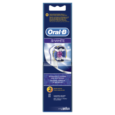 Oral-B 3D White Ανταλλακτικά για Ηλεκτρικές Οδοντό