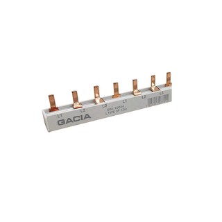 Copper Bar Type L 3P 2 Modules Insulated 500-10004