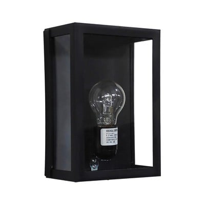 Wall Light E27 Parallelogram Box Black Slp-60Α