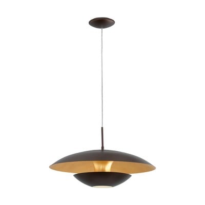 Pendant Light Nuvano Brown/Gold 1Xe27