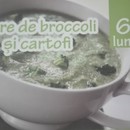 Piure de broccoli și cartofi