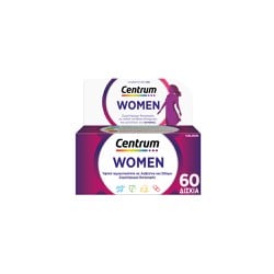 Centrum Women Πολυβιταμίνη Ειδικά Σχεδιασμένη Για Τη Γυναίκα 60 δισκία