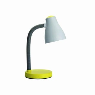 Desk Lamp E27 White with Yellow Base Gialo 6036