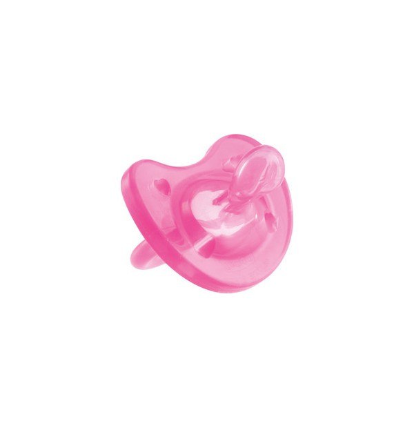 Chicco Physio Soft (02712-11) Πιπίλα Σιλικόνη Ροζ Χρώμα για Ηλικίες 6-16m, 1τεμ