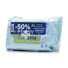 Mustela Σετ Natural Fiber Cleansing Wipes Eco-Responsible - Απαλά Οικολογικά Μαντηλάκια Καθαρισμού (-50% στο 2ο προϊόν), 2 x 60τμχ.