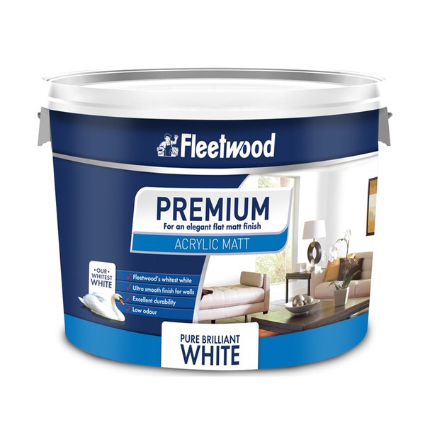 Fleetwood Premium Acrylic Matt Emulsion Paint 