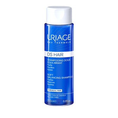 Uriage - DS Hair Soft Balancing Shampoo Απαλό Σαμπουάν Εξισορρόπησης - 200ml