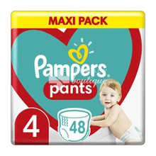Pampers No.4 (9-15kg) - Pants, 48τμχ.