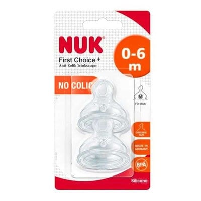 Nuk First Choice+ Θηλή Σιλικόνης Κατά Των Κολικών 