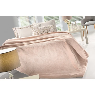 Σετ 2τμχ Κουβέρτα Velvet Pudra 250x240 guy Laroche