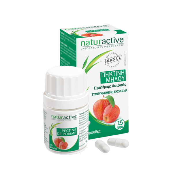 Naturactive Πηκτίνη Μήλου Συμπλήρωμα Διατροφής για την Επίσπευση του Αισθήματος Κορεσμού κατά τη Διάρκεια της Δίαιτας, 30 tabs