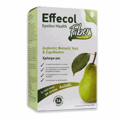 EPSILON HEALTH Effecol Fiber Με Γεύση Αχλάδι x14 Φακελάκια