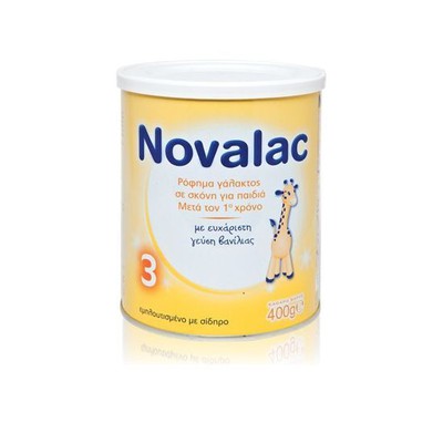 NOVALAC No3 Ρόφημα Γάλακτος Σε Σκόνη Για Μικρά Παιδιά 400g