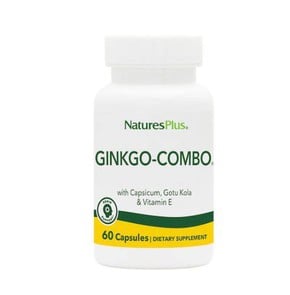 Nature's Plus Ginkgo Combo, 60 Φυτικές Κάψουλες