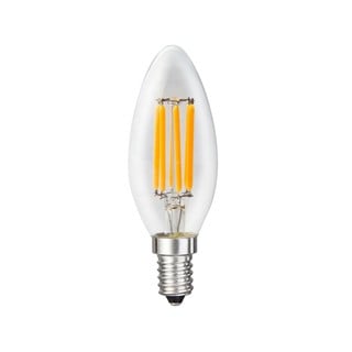 Bulb LED Filament Κερί C35 Ε14 4W 2700K Dim TM