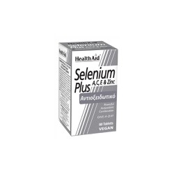 Health Aid Selenium Plus (Vitamins A, C, E & Zinc) 60tabs