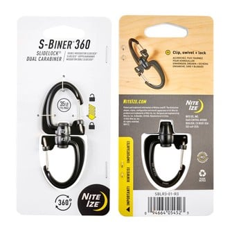 S-Biner Slidelock Dual Carabiner, Size 3