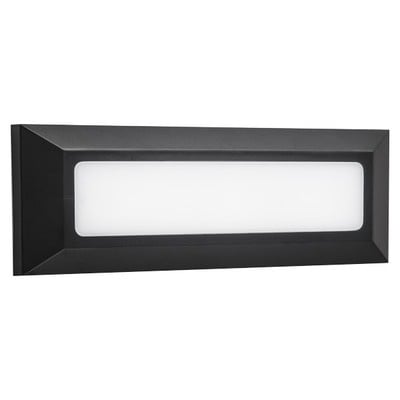 Outdoor Wall Light Led Black 3W 3000K 180Lm